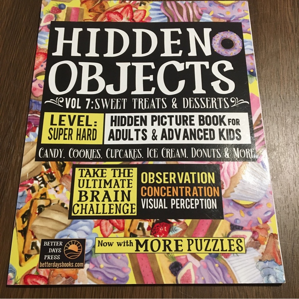 Hidden Objects volume 7 puzzle Book